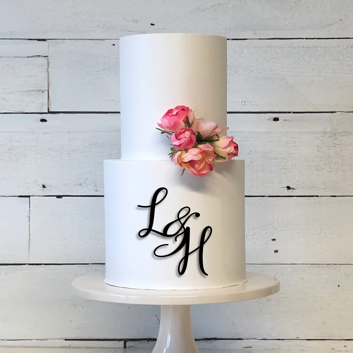 Initials Wire Cake Topper | Wedding Cake Toppers | Couples Cake Topper –  The Letter Loft
