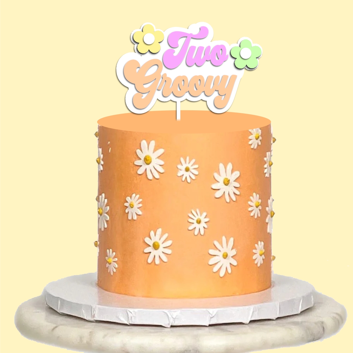 Daisy Birthday Party Decoration Cake Topper - Temu